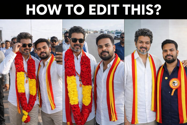 How to Create an AI Selfie with Thalapathy Vijay Using ChatGPT, Gemini & Other AI Apps Android Iphone